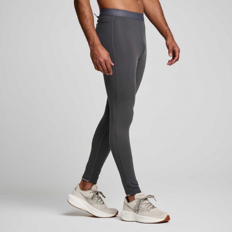 Saucony Solstice Men's Tight Grey | CANADA KCQIRWU