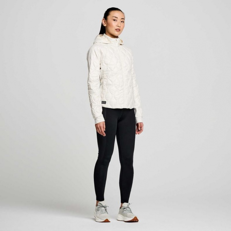 Saucony Solstice Oysterpuff Women's Jacket White | CANADA XQYTNSU