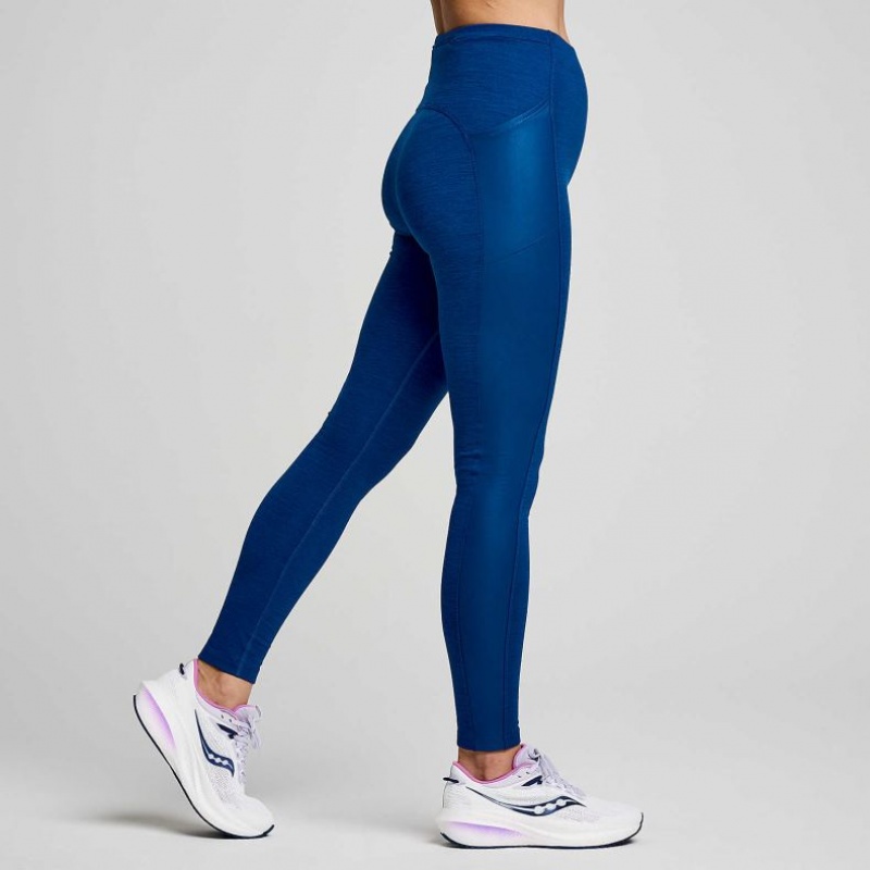 Saucony Solstice Women's Tight Indigo | CANADA IDXPNKY