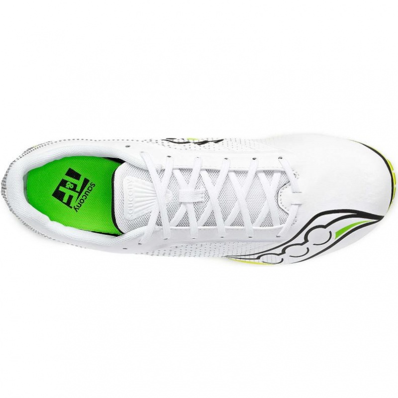 Saucony Spitfire 5 Men's Spikes White | CANADA KQRUWFC