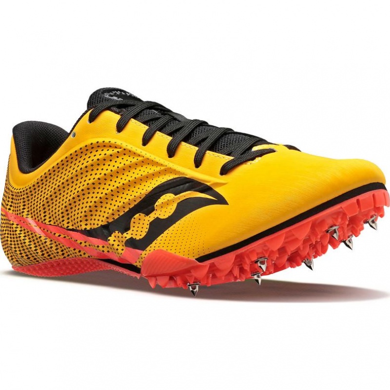 Saucony Spitfire 5 Men's Spikes Yellow | CANADA TINZWUX