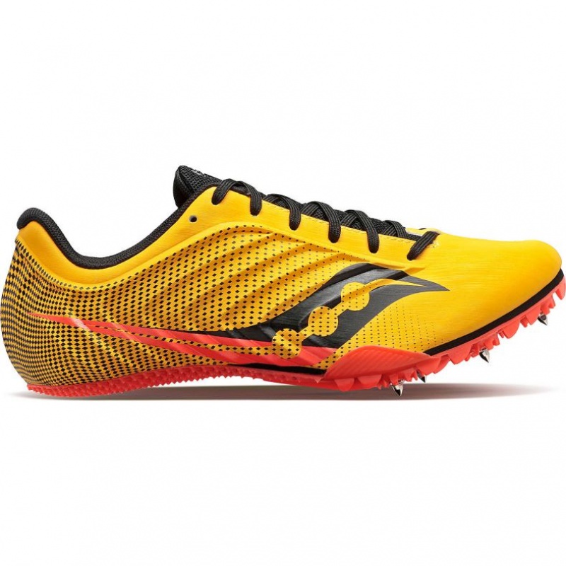 Saucony Spitfire 5 Men\'s Spikes Yellow | CANADA TINZWUX