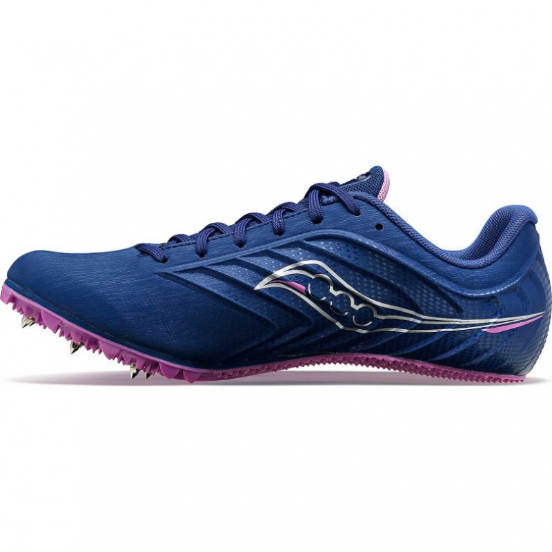 Saucony Spitfire 5 Women's Spikes Indigo | CANADA CWRZTMP