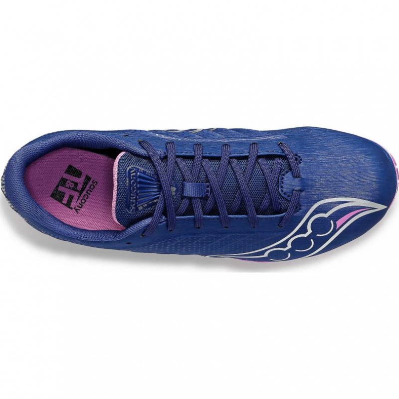 Saucony Spitfire 5 Women's Spikes Indigo | CANADA CWRZTMP