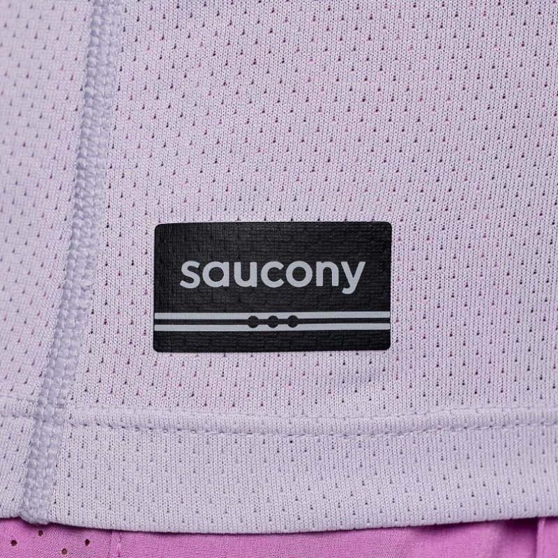 Saucony Stopwatch Women's Singlet Purple | CANADA IEUCGHL