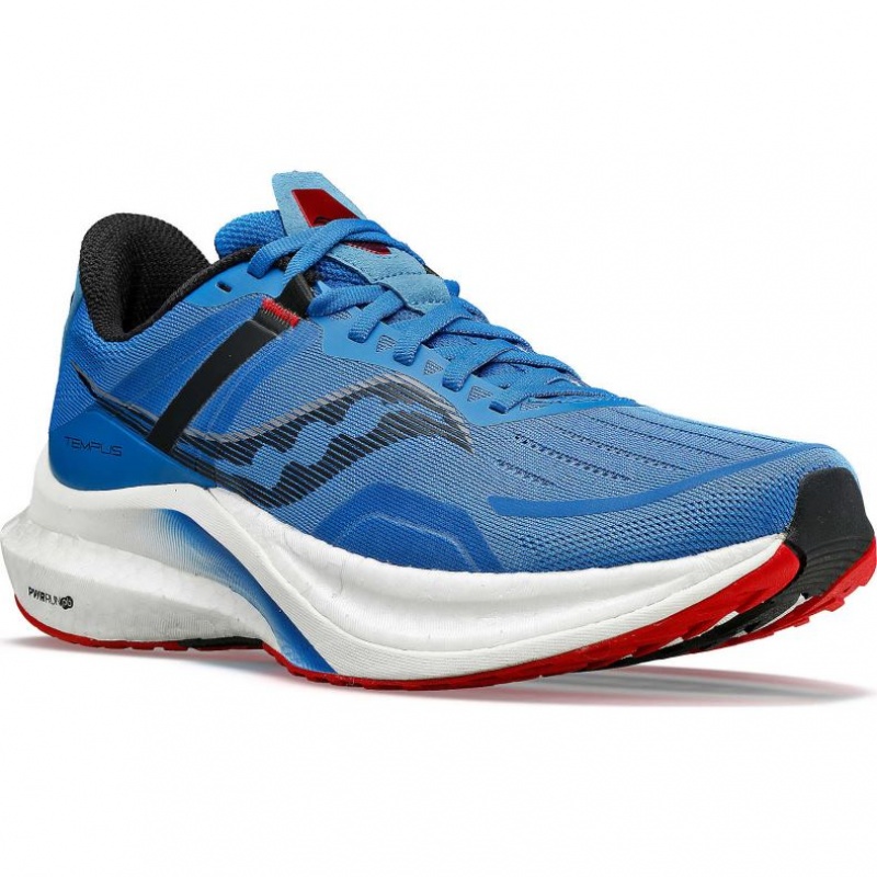 Saucony Tempus Men's Running Shoes Blue | CANADA VCSJXYW