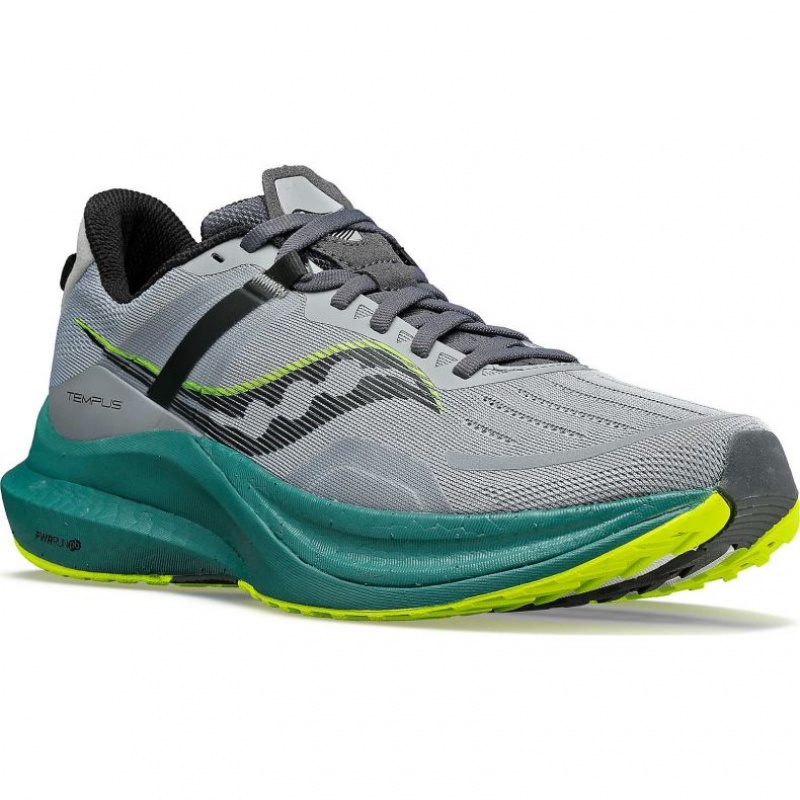 Saucony Tempus Men's Running Shoes Grey | CANADA XKACRFT