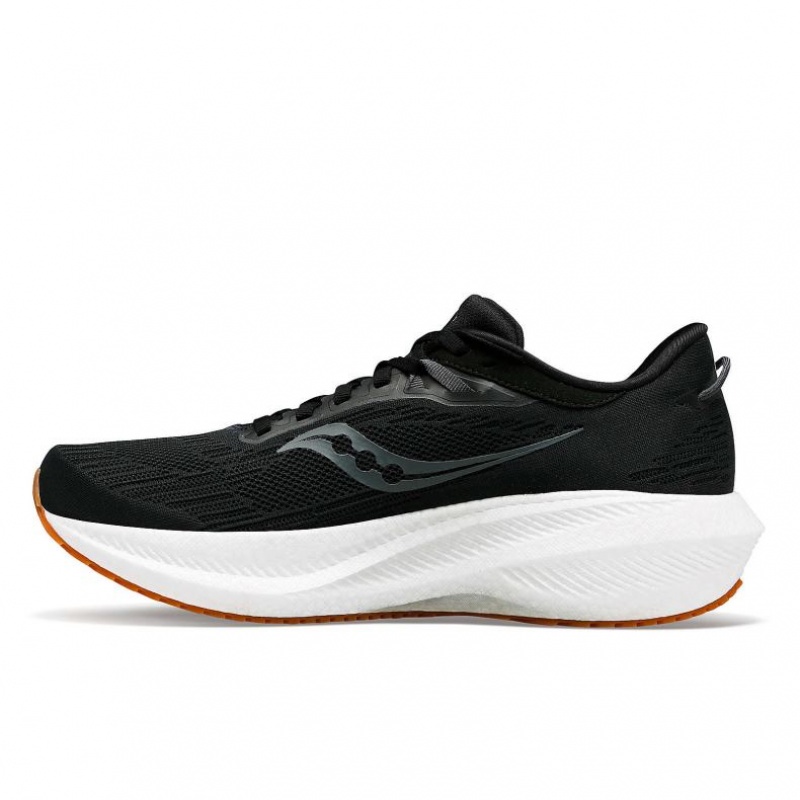 Saucony Triumph 21 Men's Running Shoes Black | CANADA XCLFOTA