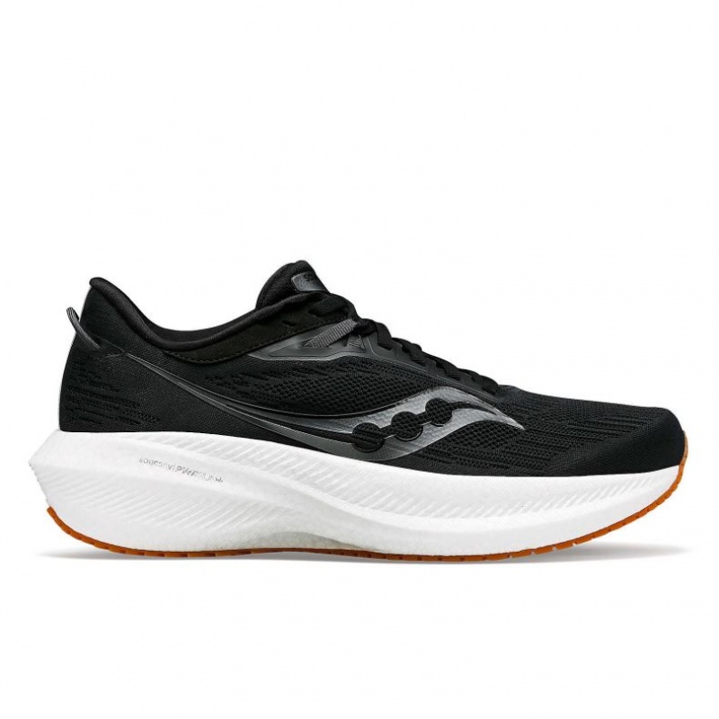 Saucony Triumph 21 Men\'s Running Shoes Black | CANADA XCLFOTA