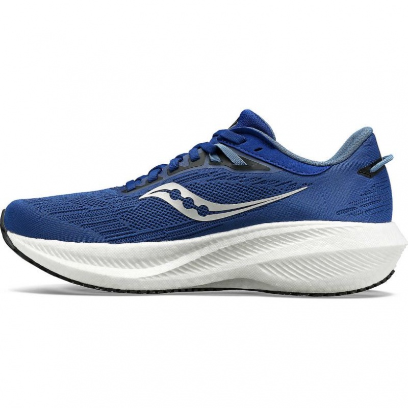 Saucony Triumph 21 Men's Running Shoes Indigo | CANADA GYRHXUO