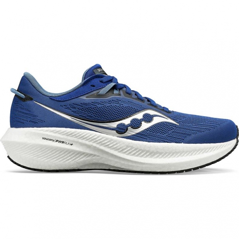 Saucony Triumph 21 Men\'s Running Shoes Indigo | CANADA GYRHXUO