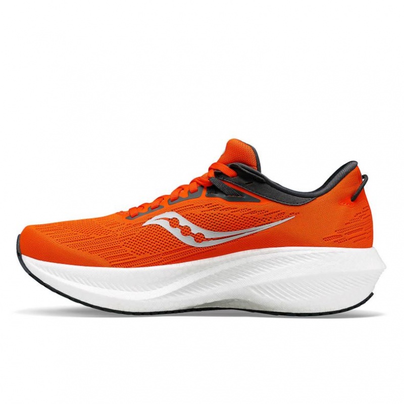 Saucony Triumph 21 Men's Running Shoes Orange | CANADA EVKPQNZ