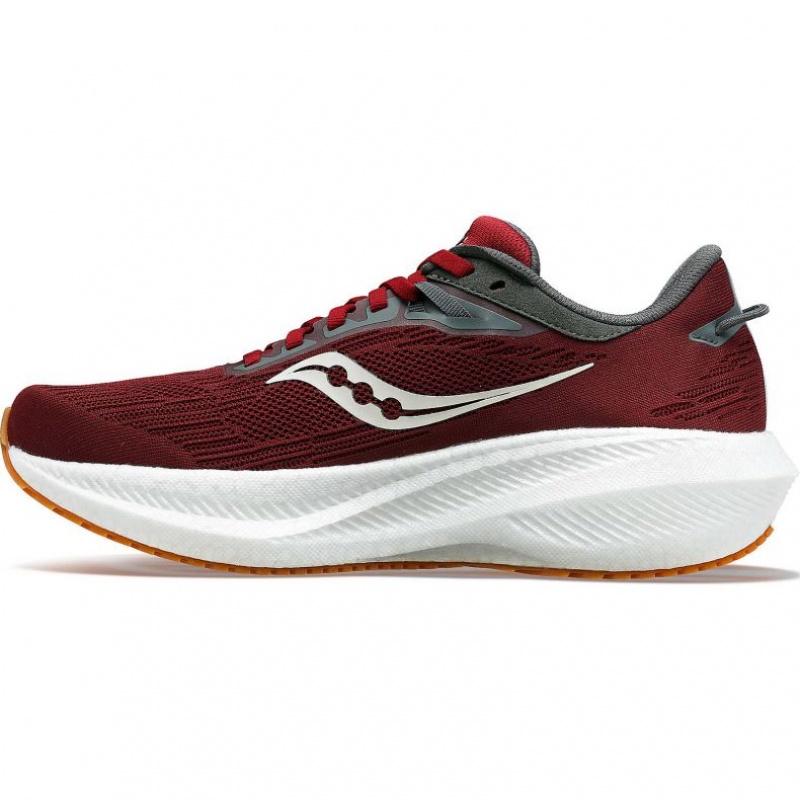 Saucony Triumph 21 Men's Running Shoes Red | CANADA BONGLMF