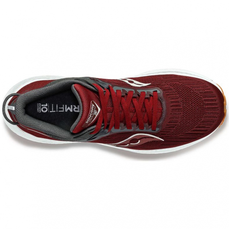 Saucony Triumph 21 Men's Running Shoes Red | CANADA BONGLMF