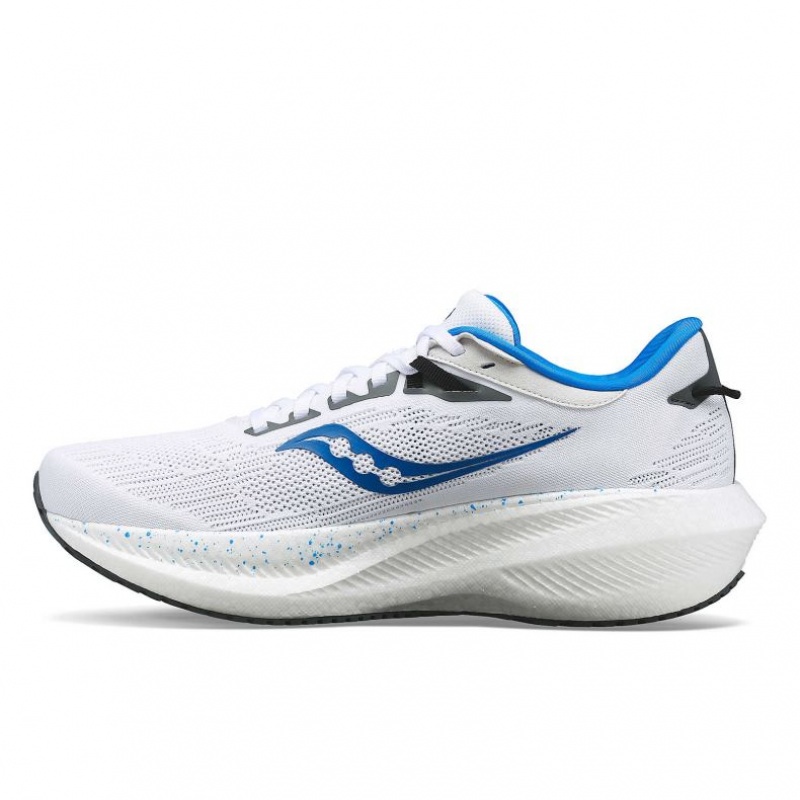 Saucony Triumph 21 Men's Running Shoes White | CANADA RAEPYBU