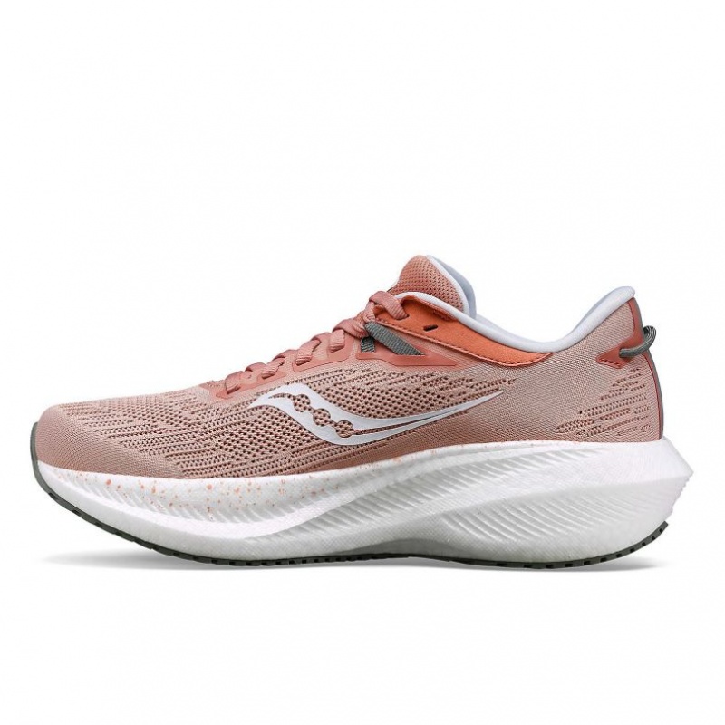 Saucony Triumph 21 Women's Running Shoes Coral | CANADA SDGRXZE