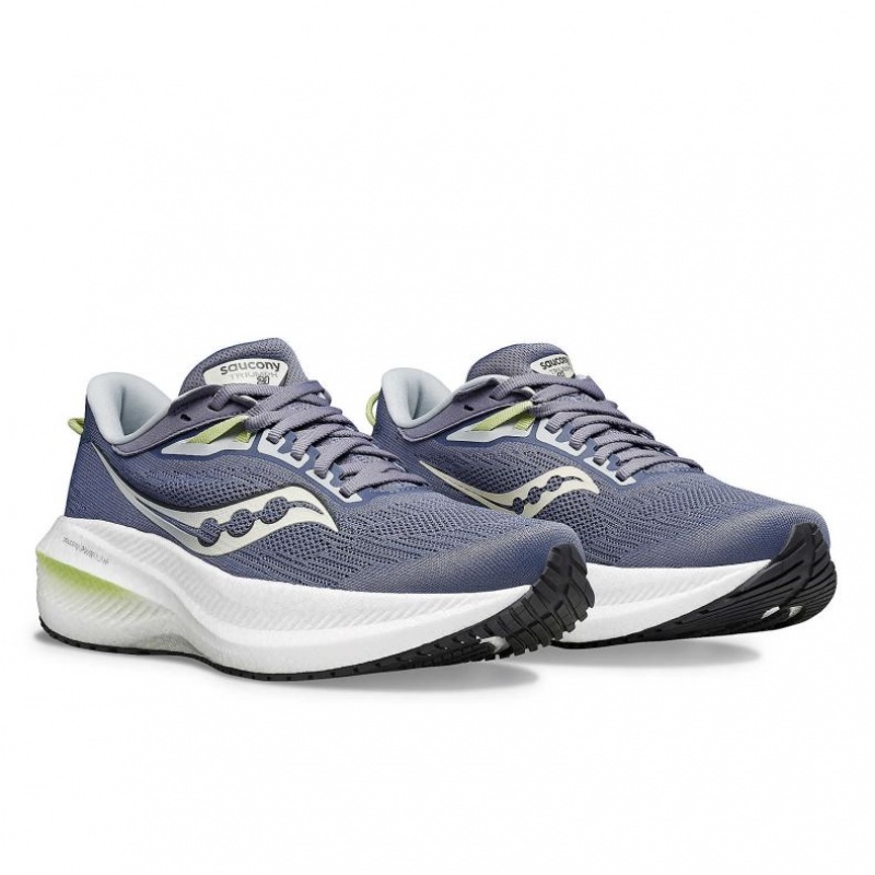 Saucony Triumph 21 Women's Running Shoes Blue | CANADA AECKSFW