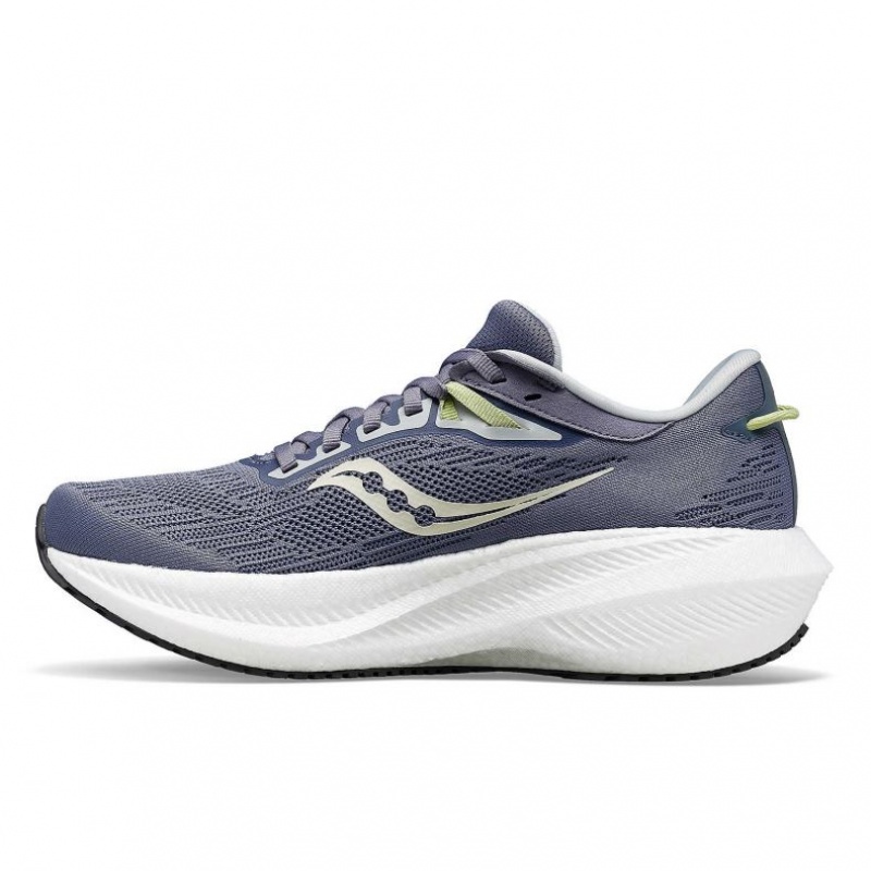 Saucony Triumph 21 Women's Running Shoes Blue | CANADA AECKSFW