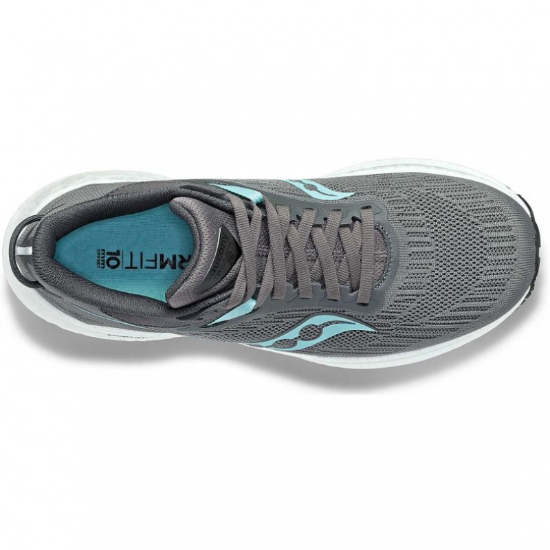 Saucony Triumph 21 Women's Running Shoes Grey | CANADA AUSOKME