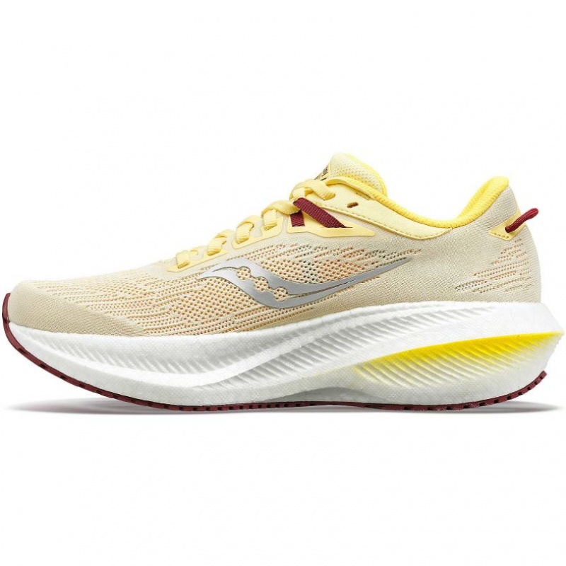 Saucony Triumph 21 Women's Running Shoes Yellow | CANADA VNLZUEH