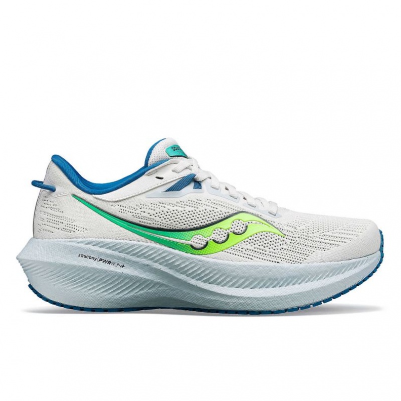 Saucony Triumph 21 Women\'s Running Shoes White | CANADA XRWVZMA