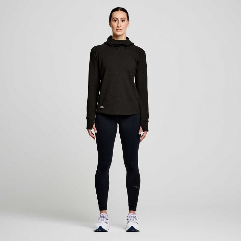 Saucony Triumph Tunic Women's Hoodie Black | CANADA NERZBWL