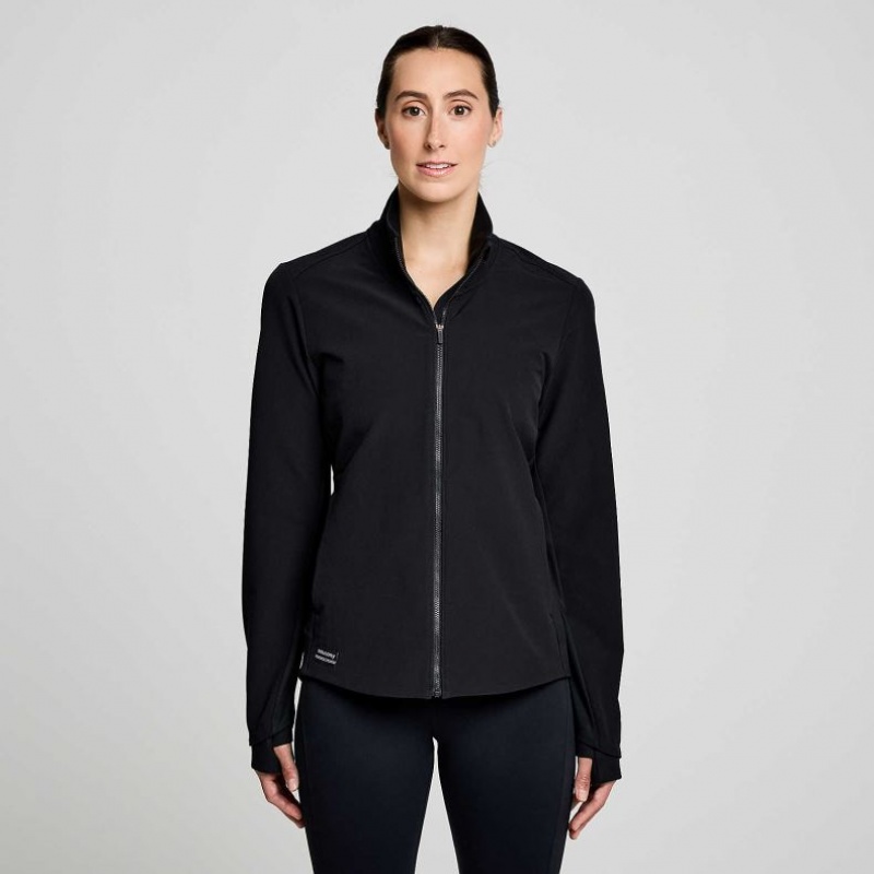 Saucony Triumph Women\'s Jacket Black | CANADA BGKTPCI