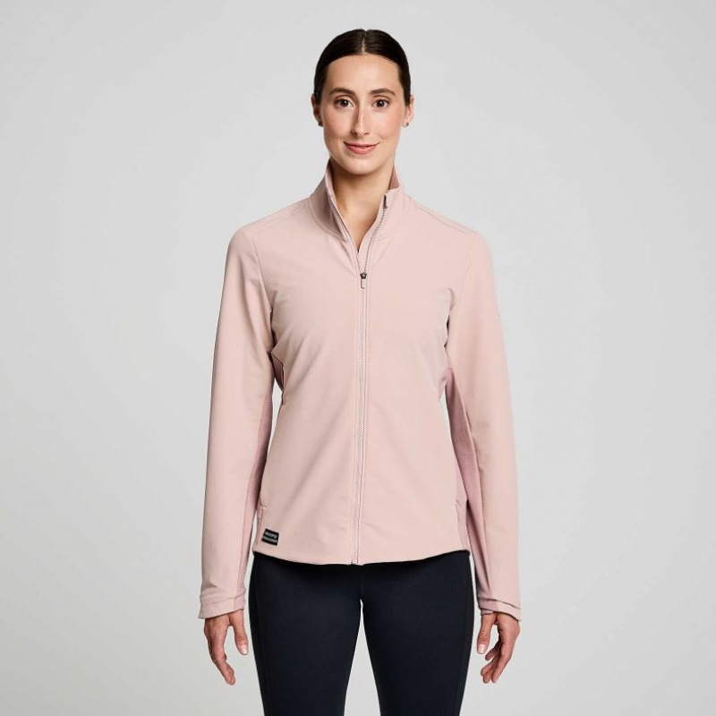 Saucony Triumph Women\'s Jacket Pink | CANADA QJLBONR