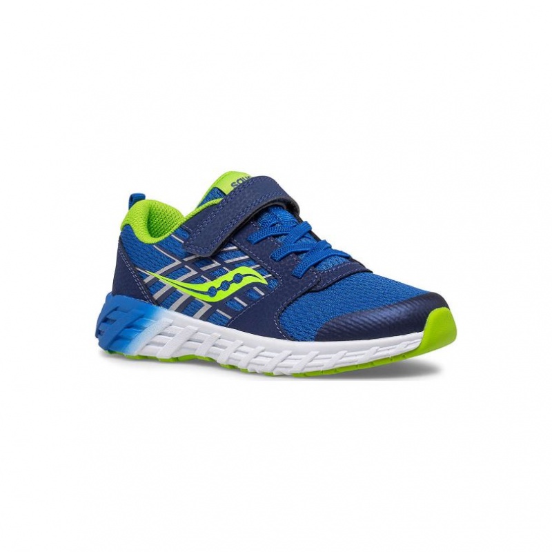 Saucony Wind 2.0 A/C Big Kids' Sneakers Blue | CANADA BNLOIHP