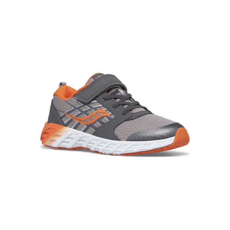 Saucony Wind 2.0 A/C Big Kids' Sneakers Grey | CANADA ZDIUYGE