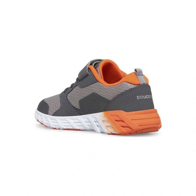 Saucony Wind 2.0 A/C Big Kids' Sneakers Grey | CANADA ZDIUYGE