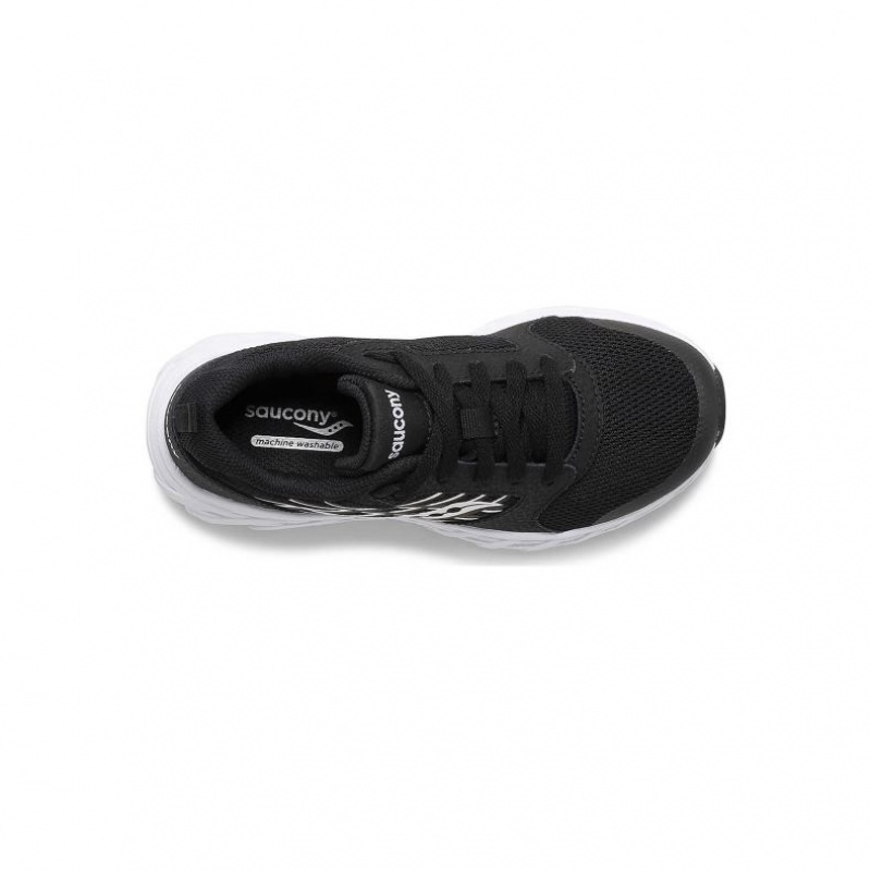 Saucony Wind 2.0 Lace Big Kids' Sneakers Black | CANADA GKNQFDL