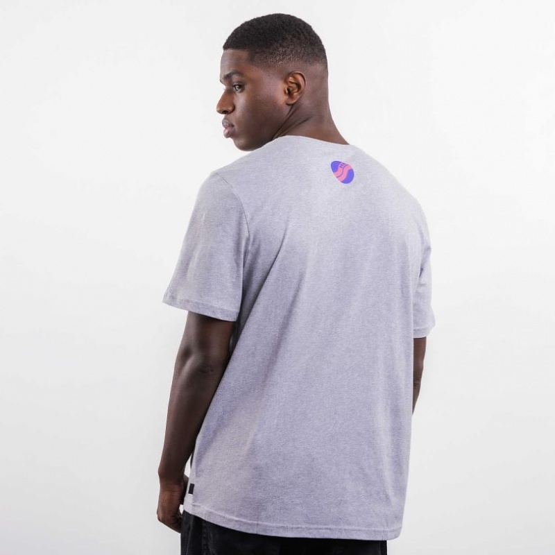 Saucony X Frank Cooke Rested Men's T-Shirt Light Grey | CANADA VKFRBUD