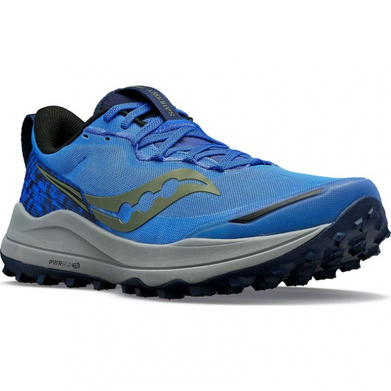 Saucony Xodus Ultra 2 Men's Trail Running Shoes Blue | CANADA ZNEYXGJ