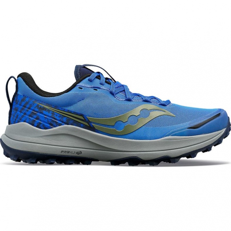 Saucony Xodus Ultra 2 Men\'s Trail Running Shoes Blue | CANADA ZNEYXGJ