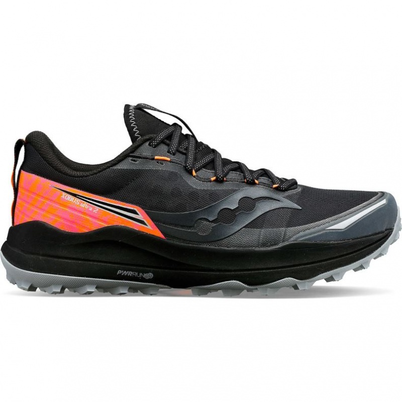 Saucony Xodus Ultra 2 Men\'s Trail Running Shoes Black | CANADA SKYJVWO